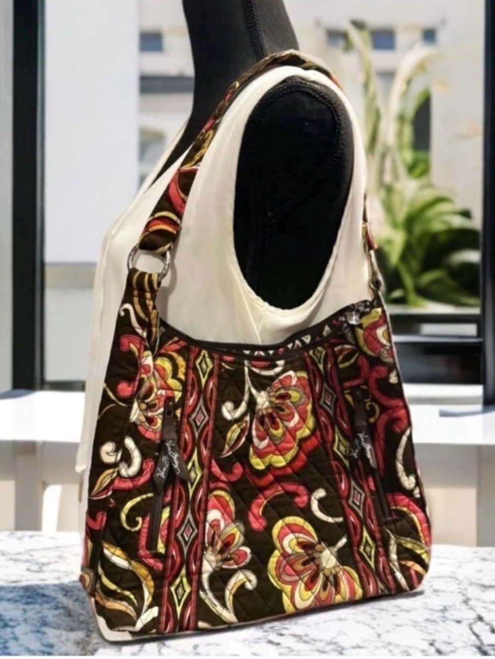 Vera Bradley Set of 2 in Puccini, Lisa B Shoulder Bag & All in 1 Wallet/Wristlet - Picture 2 of 9